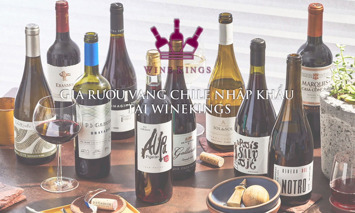 Giá rượu vang Chile nhập khẩu tại WineKings